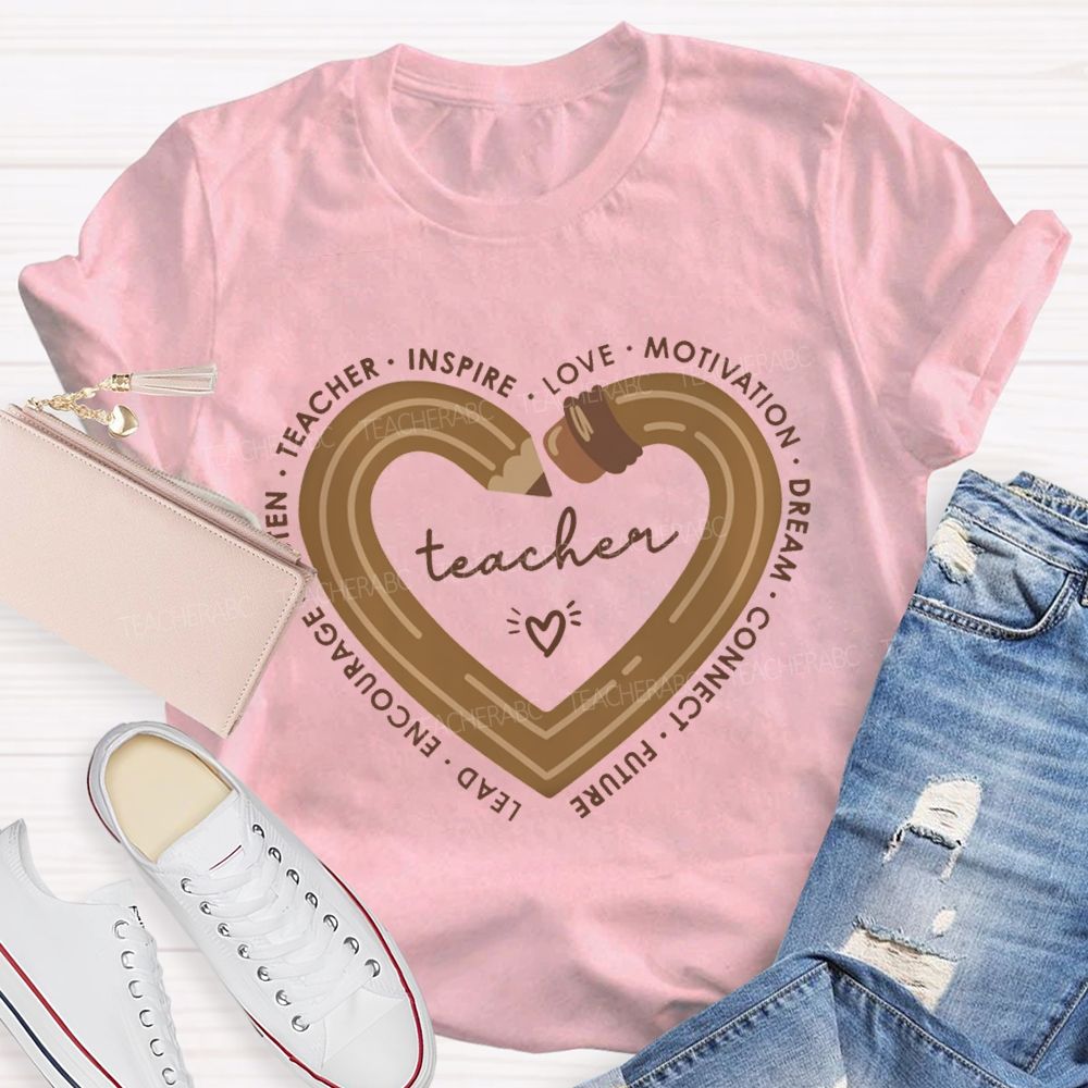 Inspire Love Black History Teacher T-Shirt