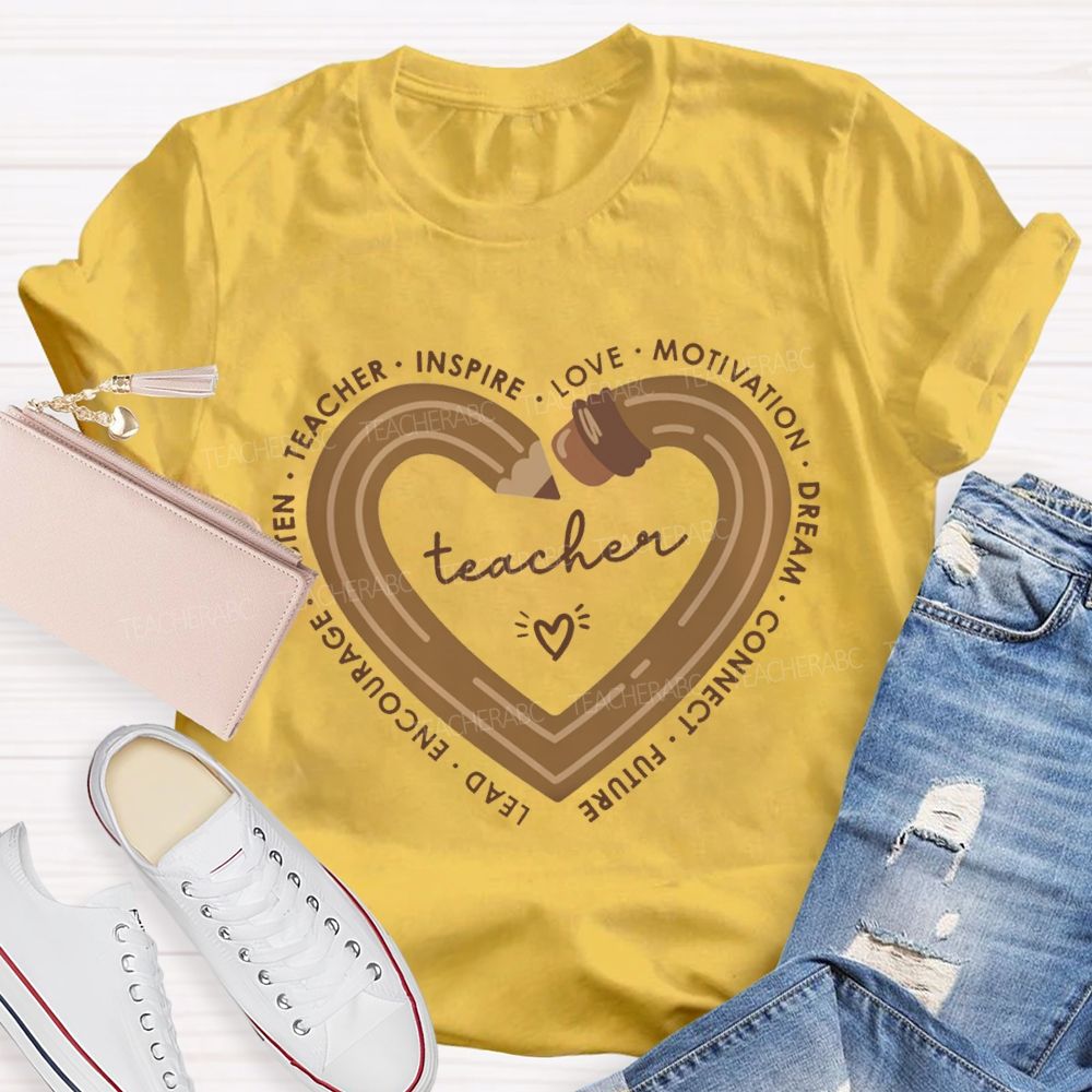 Inspire Love Black History Teacher T-Shirt