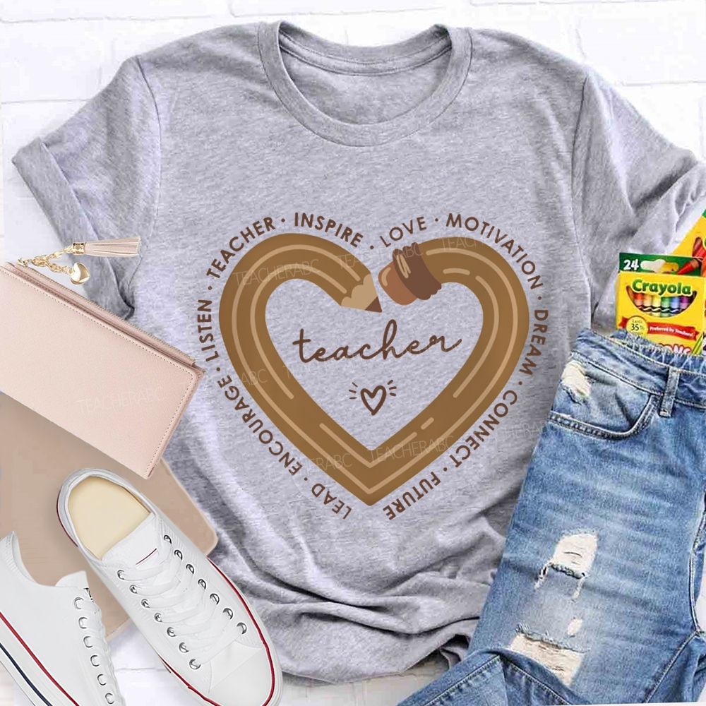 Inspire Love Black History Teacher T-Shirt