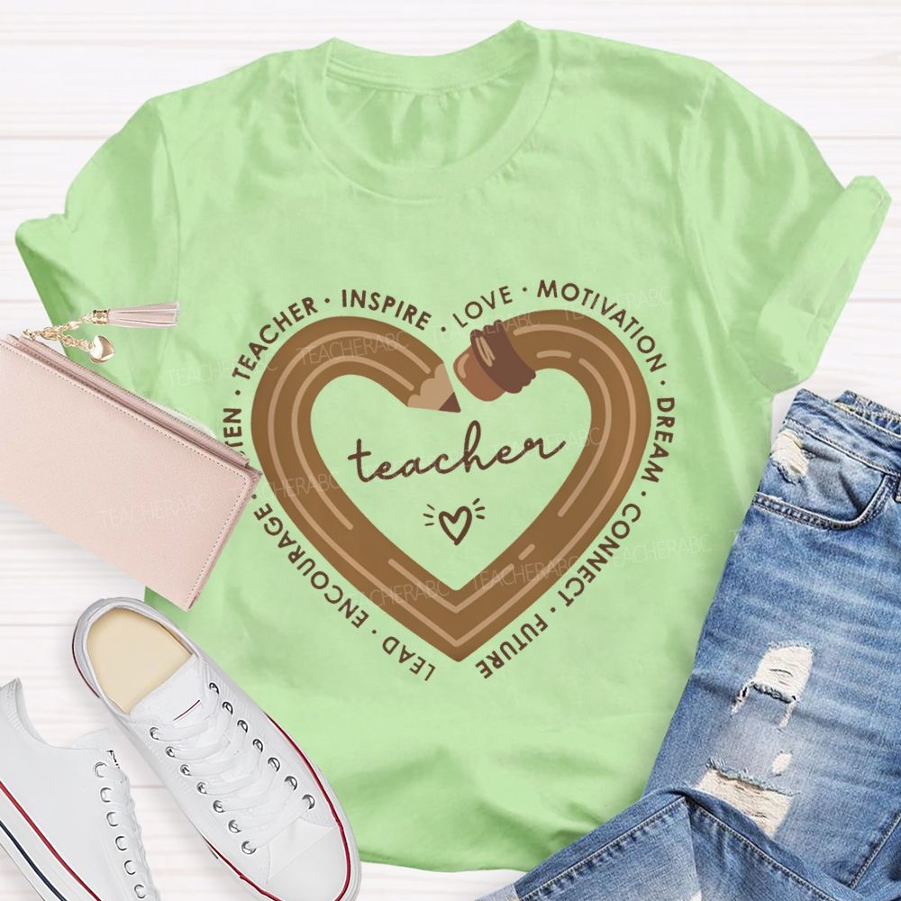 Inspire Love Black History Teacher T-Shirt