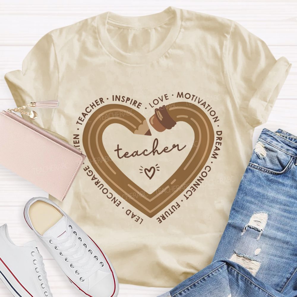 Inspire Love Black History Teacher T-Shirt