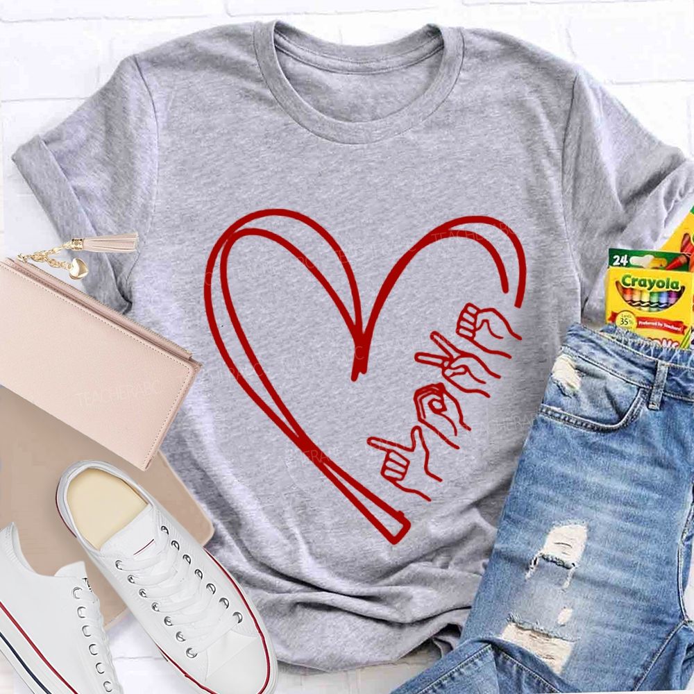 Love Sign Language T-shirt