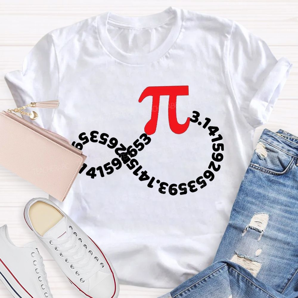 Digital Printing And Pi Math Teacher T-shirt