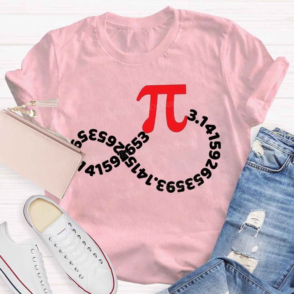 Digital Printing And Pi Math Teacher T-shirt