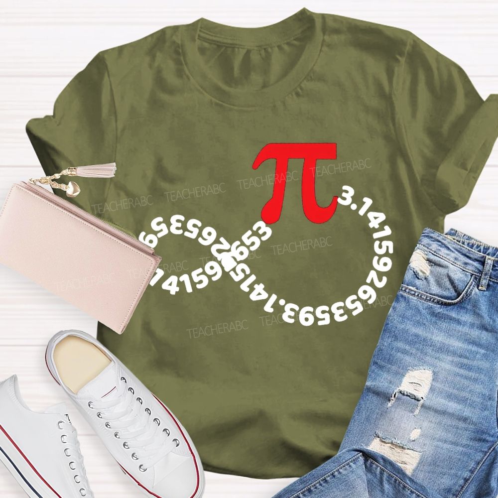 Digital Printing And Pi Math Teacher T-shirt