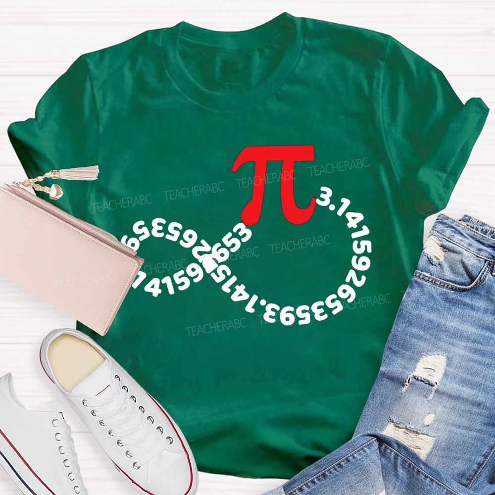 Digital Printing And Pi Math Teacher T-shirt