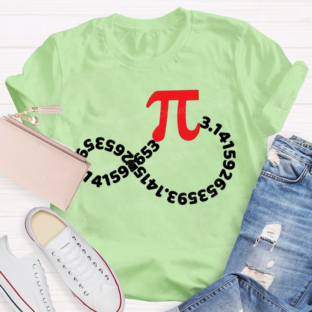 Digital Printing And Pi Math Teacher T-shirt