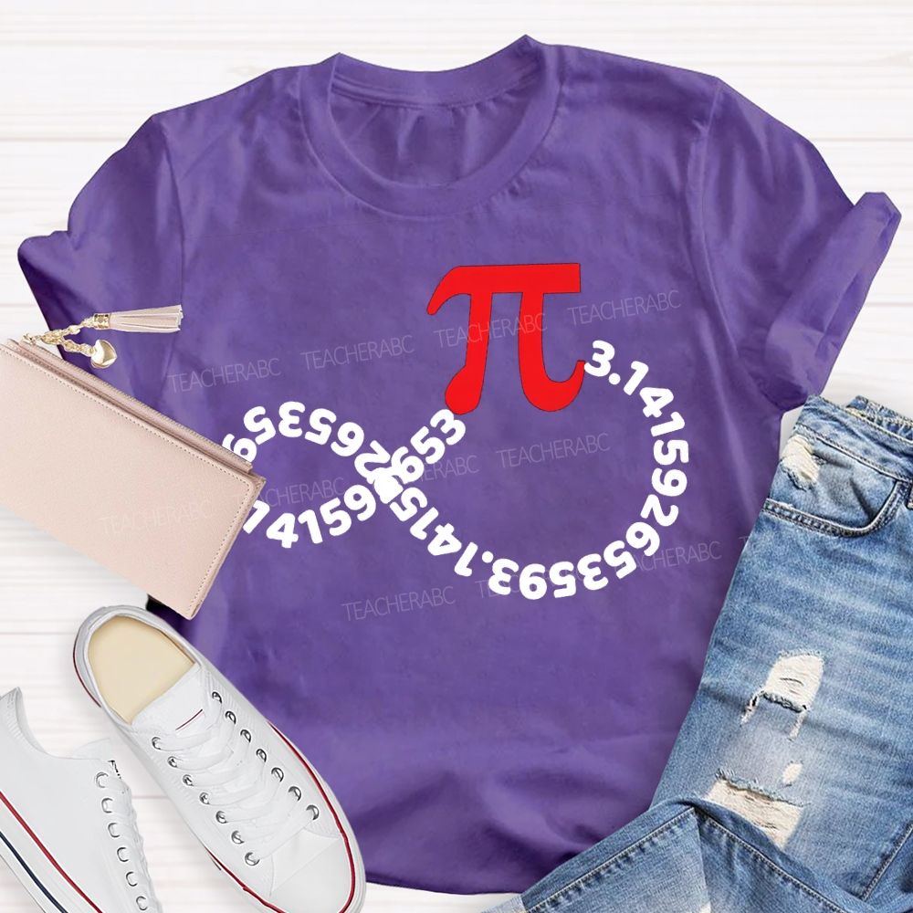 Digital Printing And Pi Math Teacher T-shirt