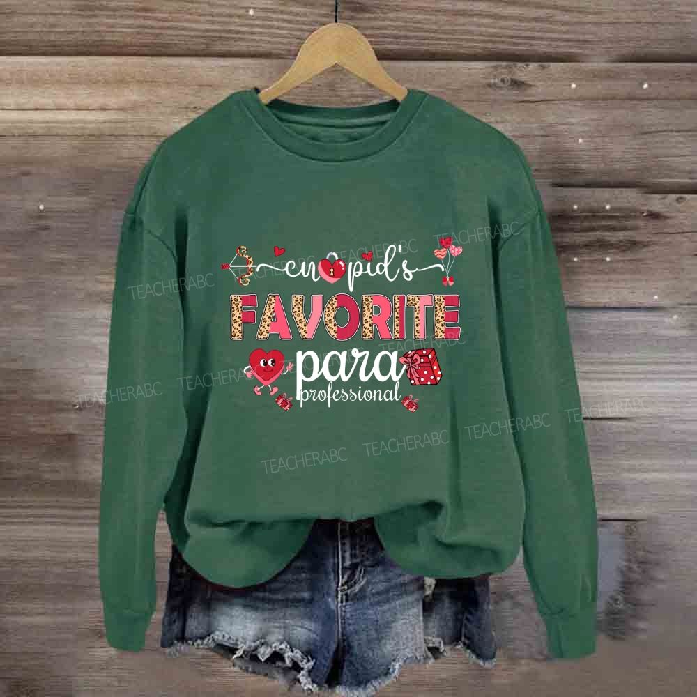 Cupid's Favorite Para Sweatshirt