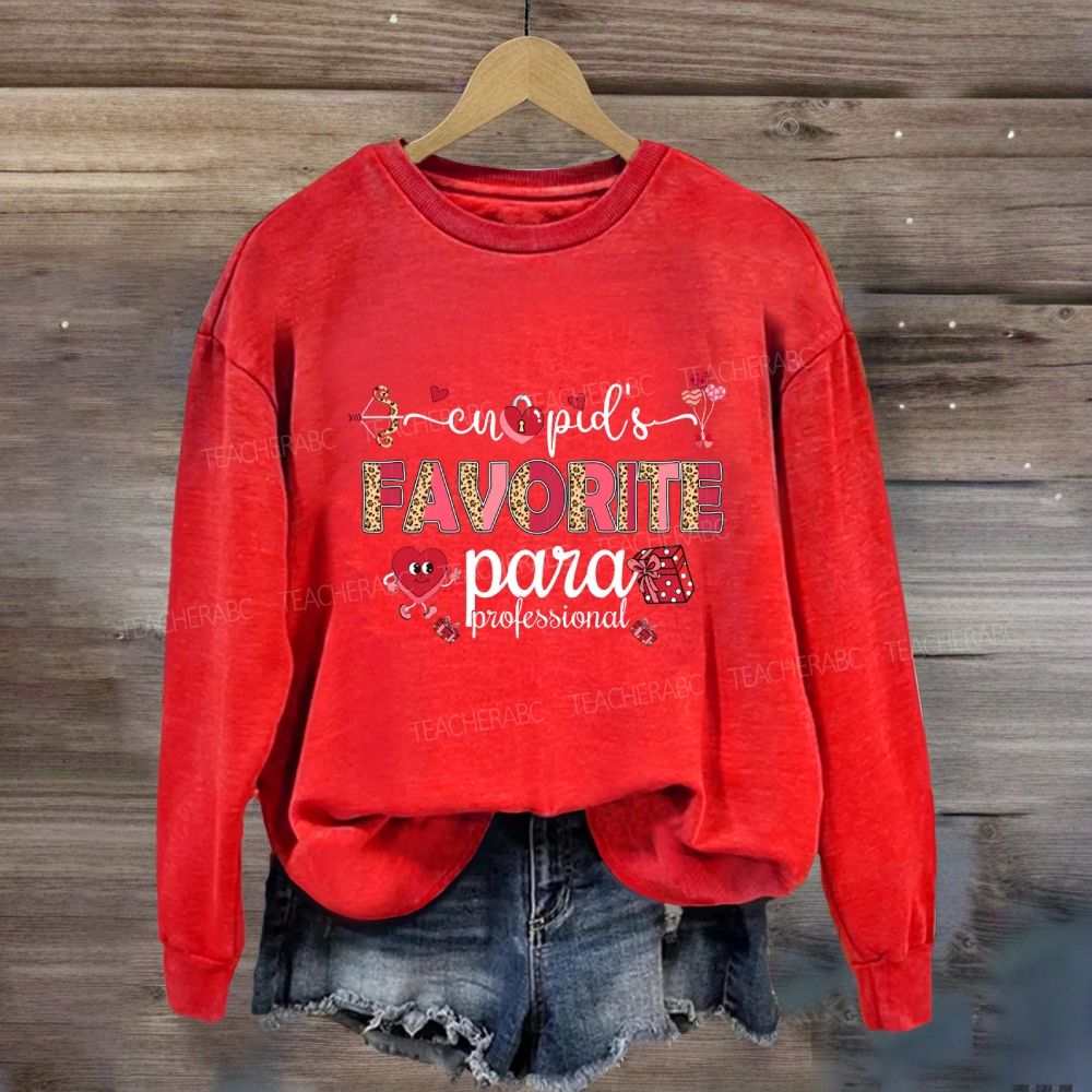 Cupid's Favorite Para Sweatshirt