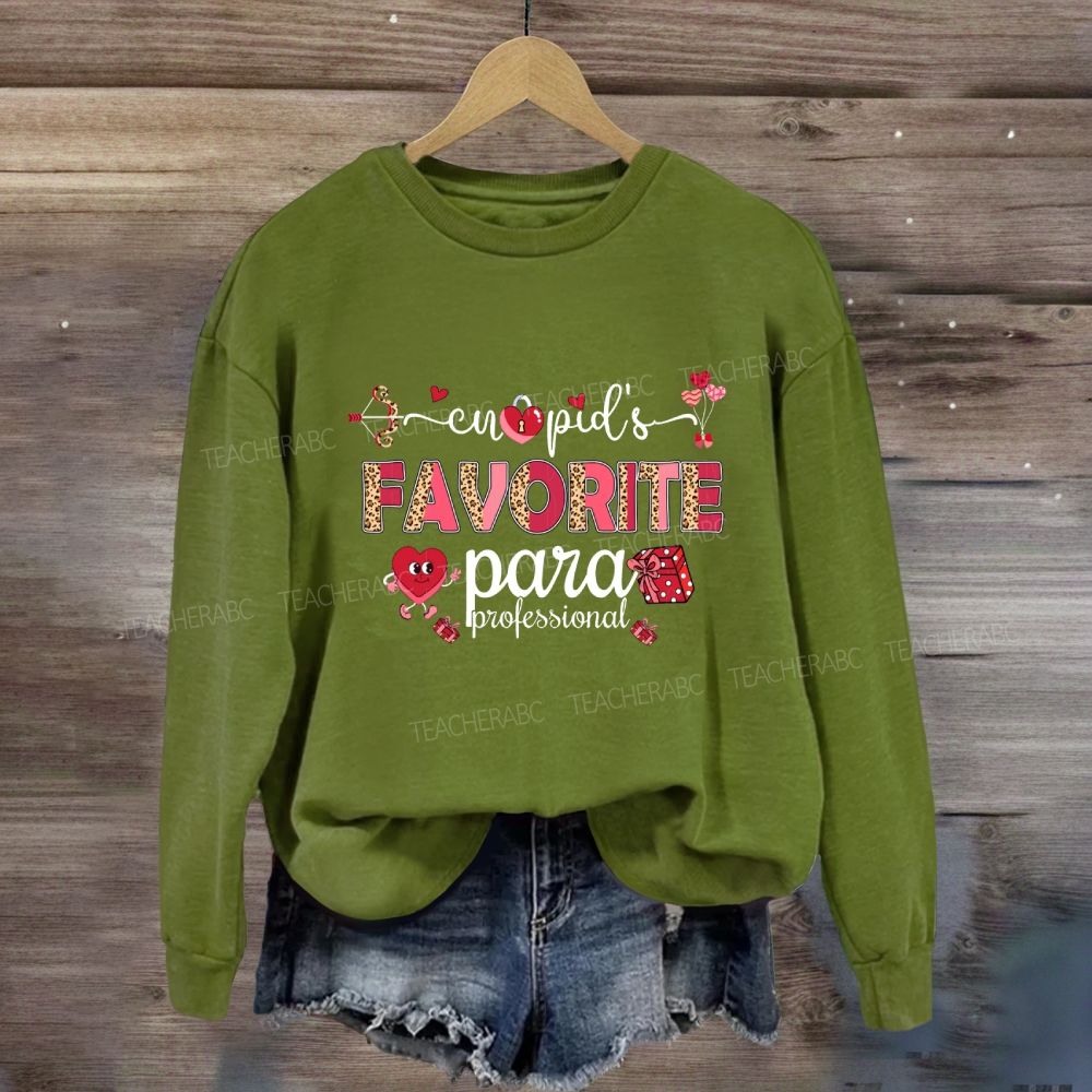 Cupid's Favorite Para Sweatshirt