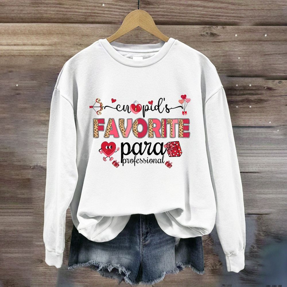 Cupid's Favorite Para Sweatshirt