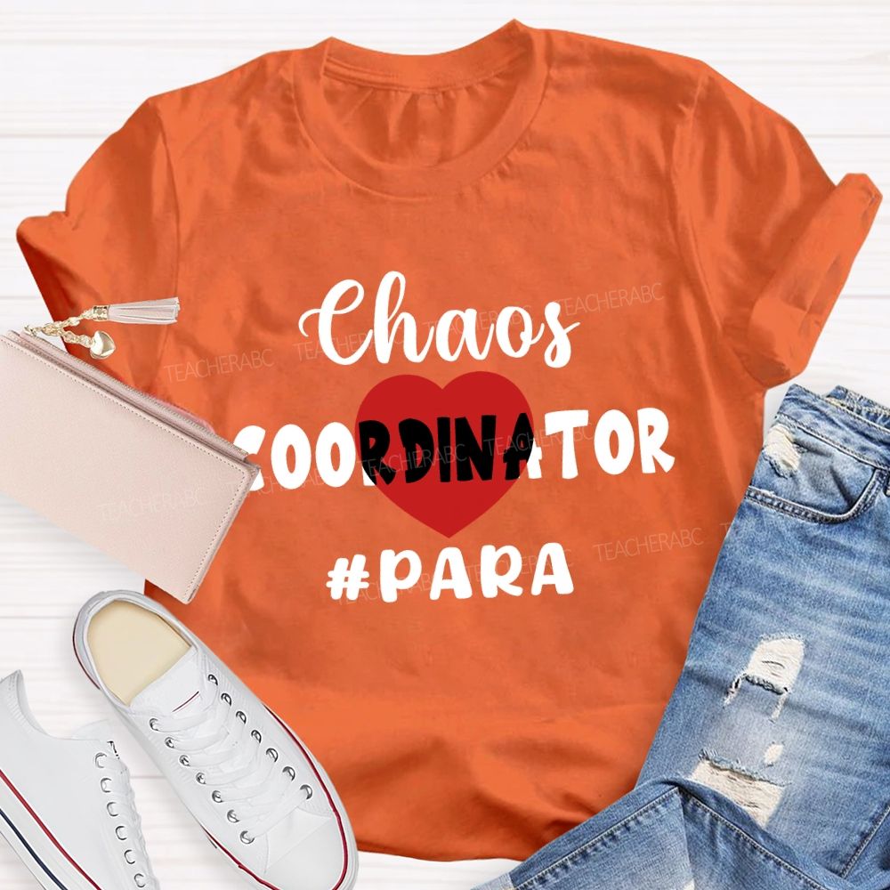 Chaos Coordinator Para Red Heart T-shirt