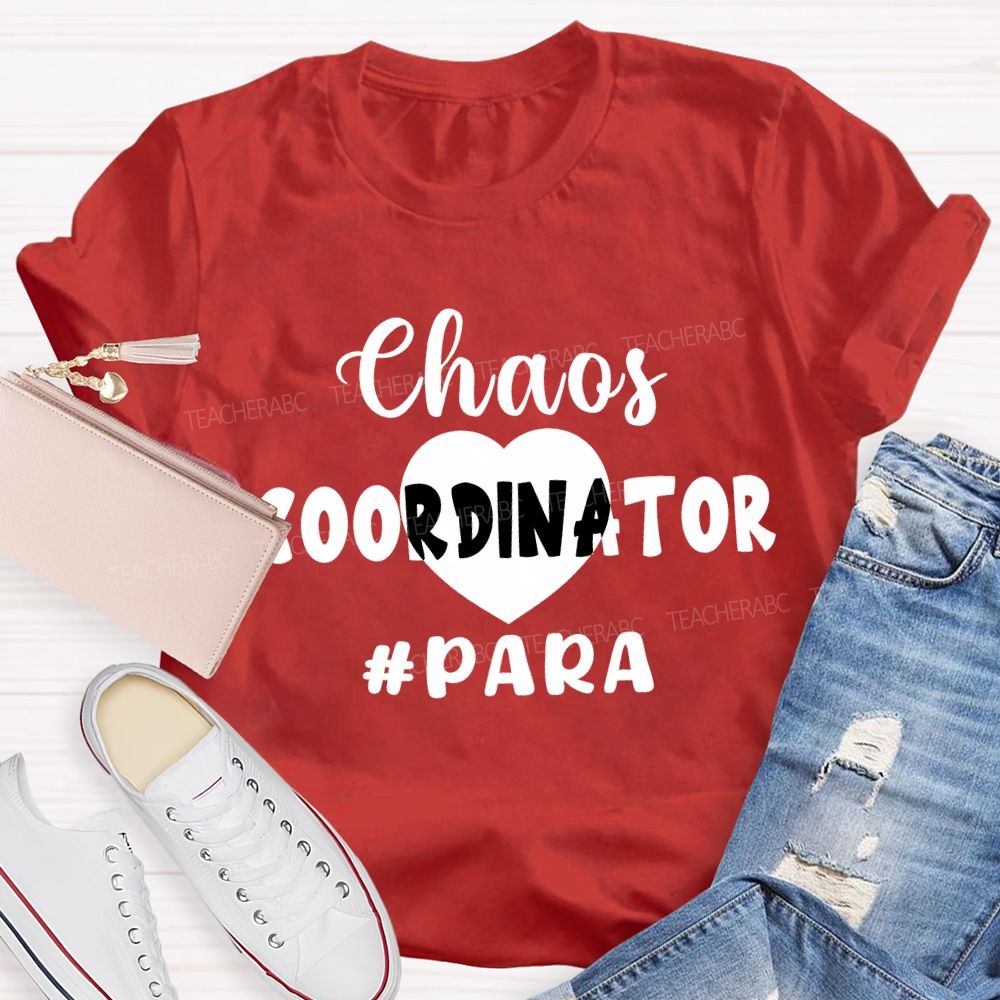 Chaos Coordinator Para Red Heart T-shirt