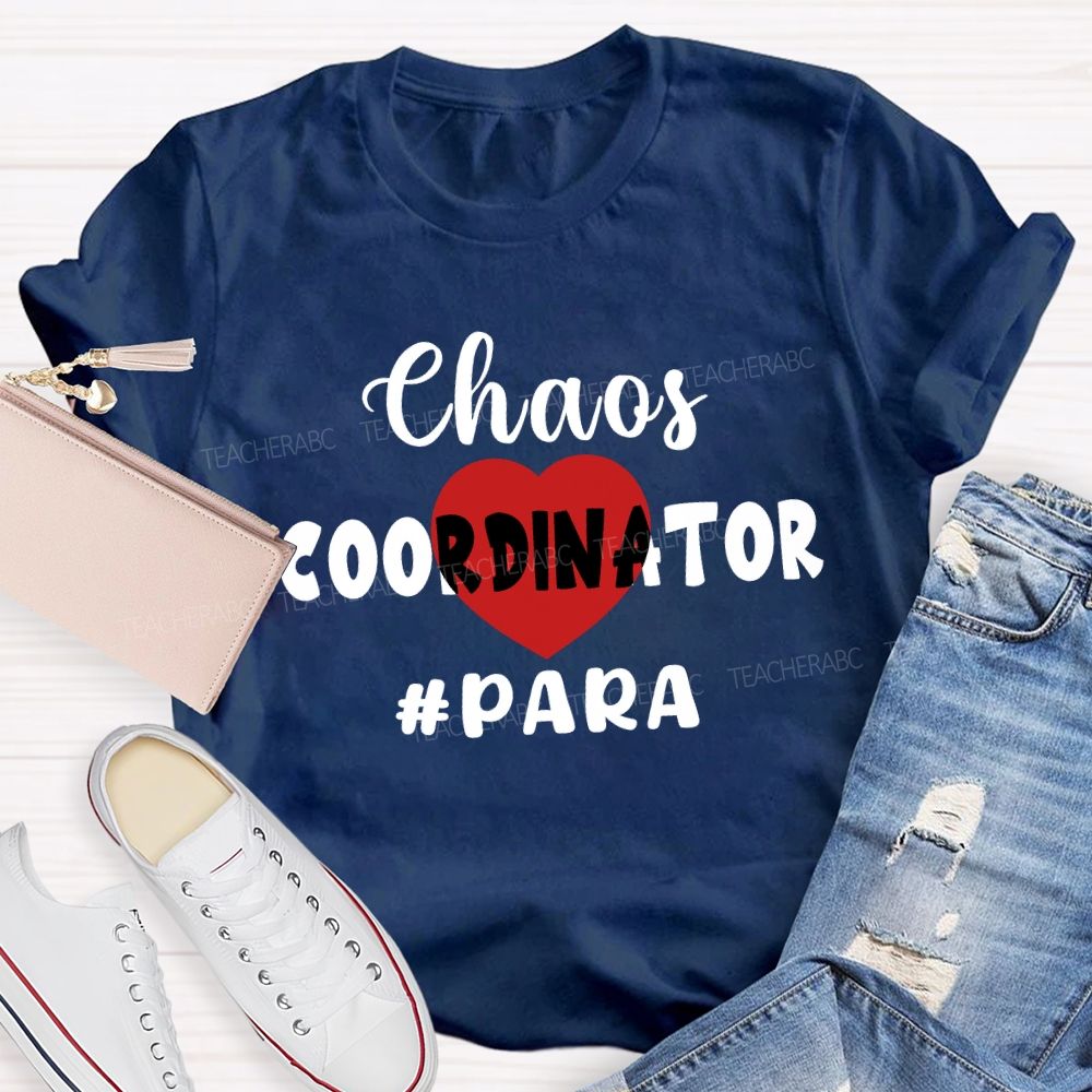 Chaos Coordinator Para Red Heart T-shirt