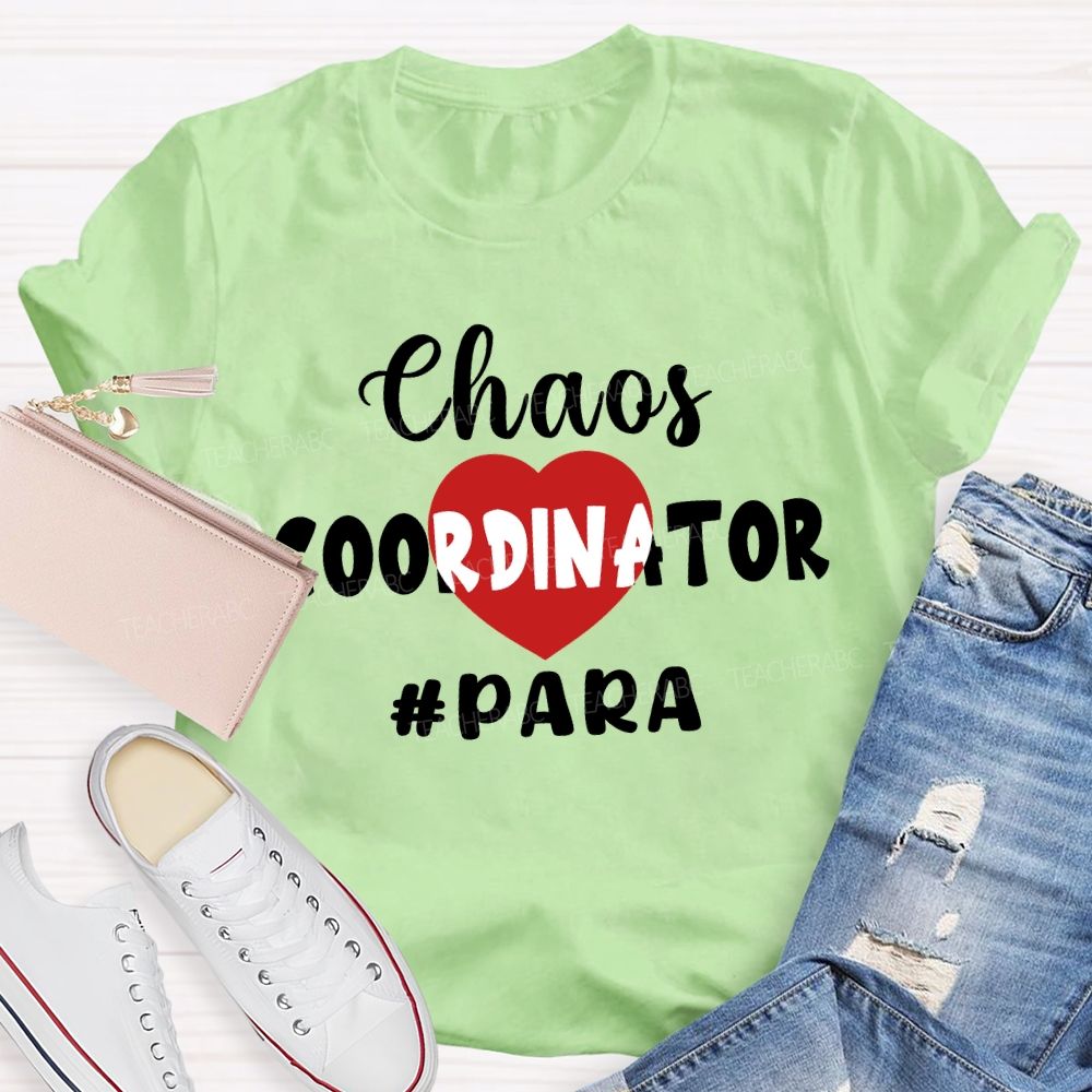 Chaos Coordinator Para Red Heart T-shirt