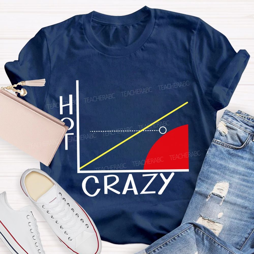 Hot Crazy Brain Math Problems Math Teacher T-shirt