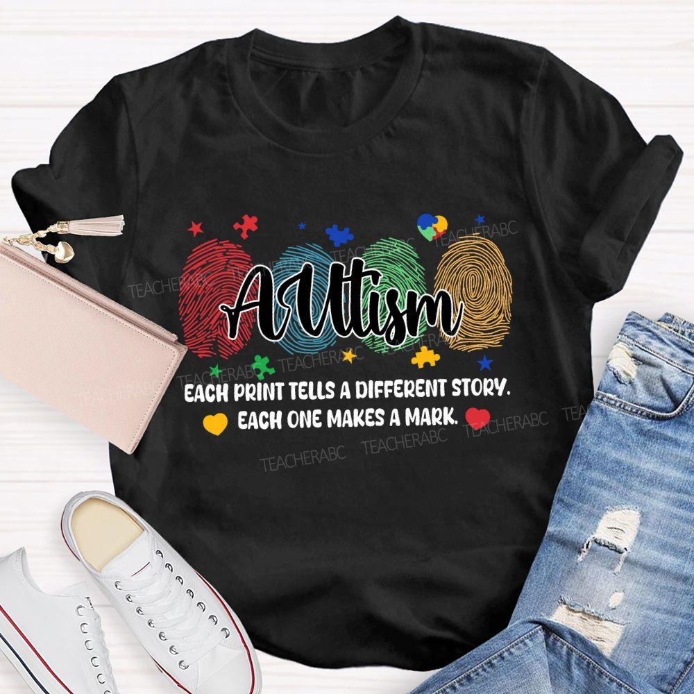 Each Print Tells A Different Story Each One Makes A Mark Puzzle T-shirt