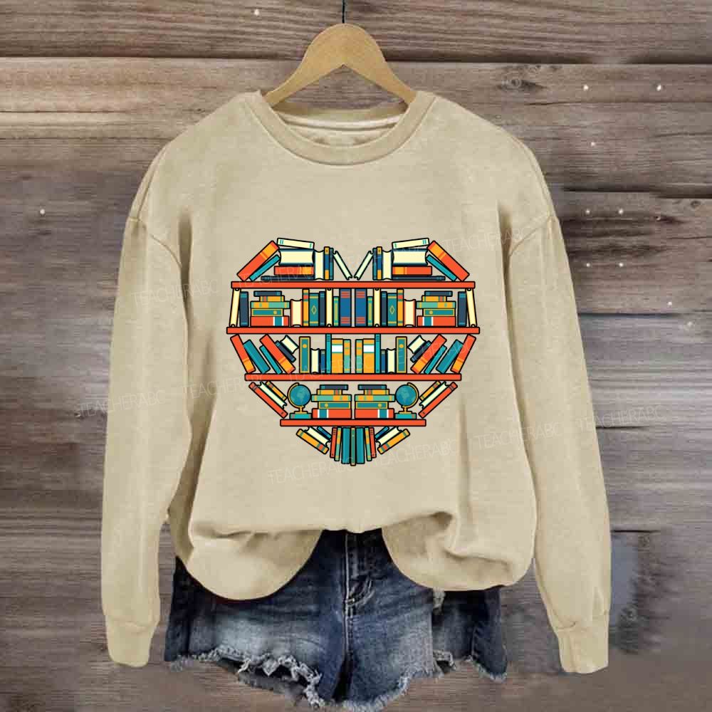 Book Lover Library Lover Sweatshirt