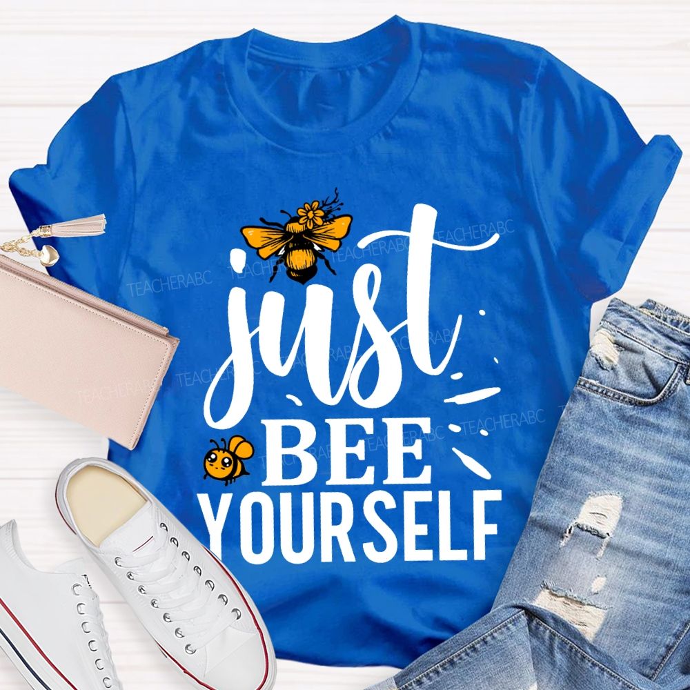 Just Bee Yourself Honey Stamping T-shirt