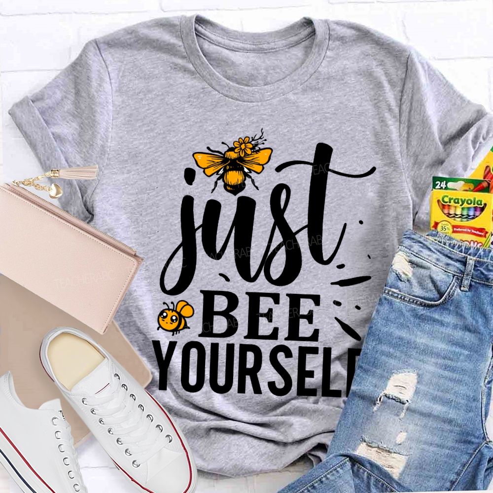 Just Bee Yourself Honey Stamping T-shirt