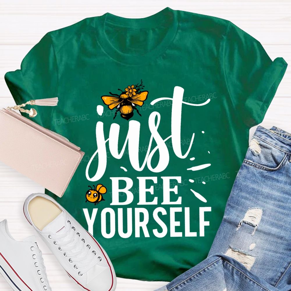 Just Bee Yourself Honey Stamping T-shirt