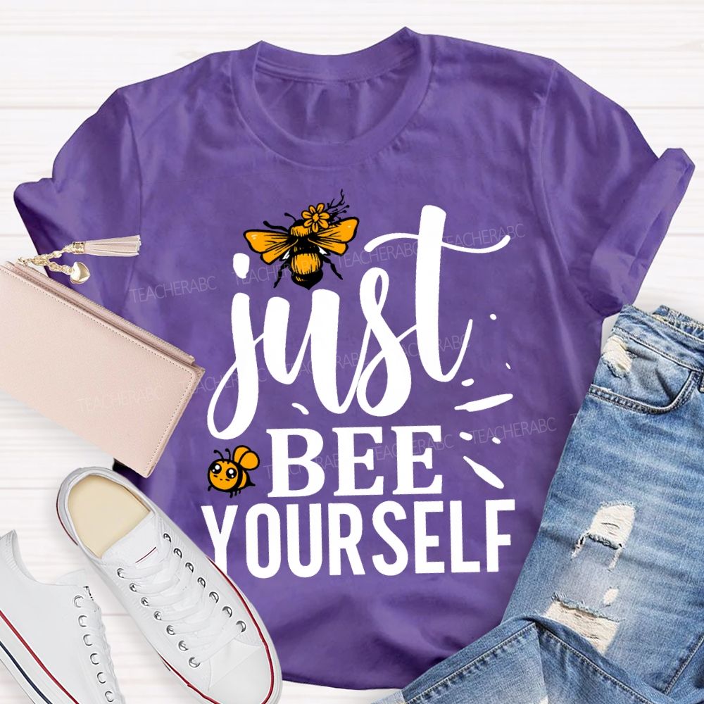 Just Bee Yourself Honey Stamping T-shirt