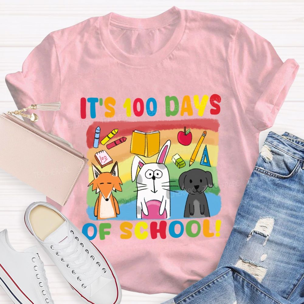 It'S 100 Days Of School With Friends T-Shirt