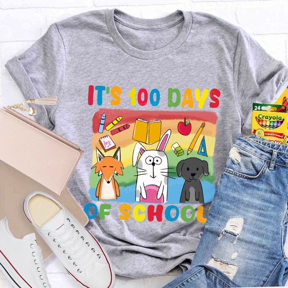 It'S 100 Days Of School With Friends T-Shirt