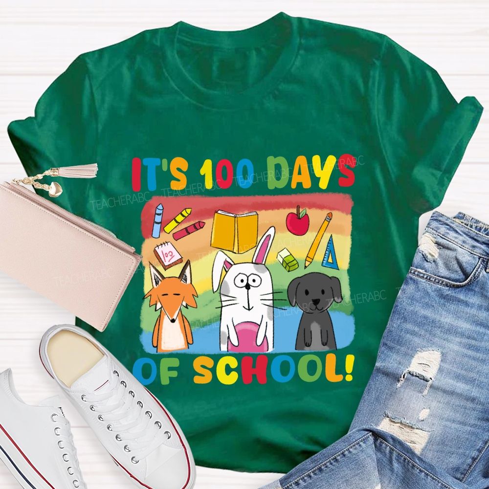 It'S 100 Days Of School With Friends T-Shirt
