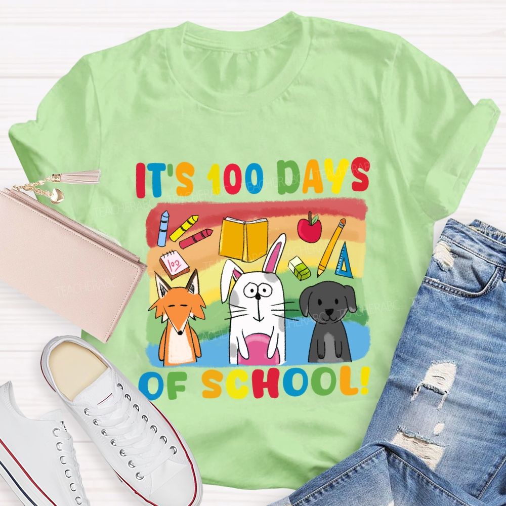 It'S 100 Days Of School With Friends T-Shirt