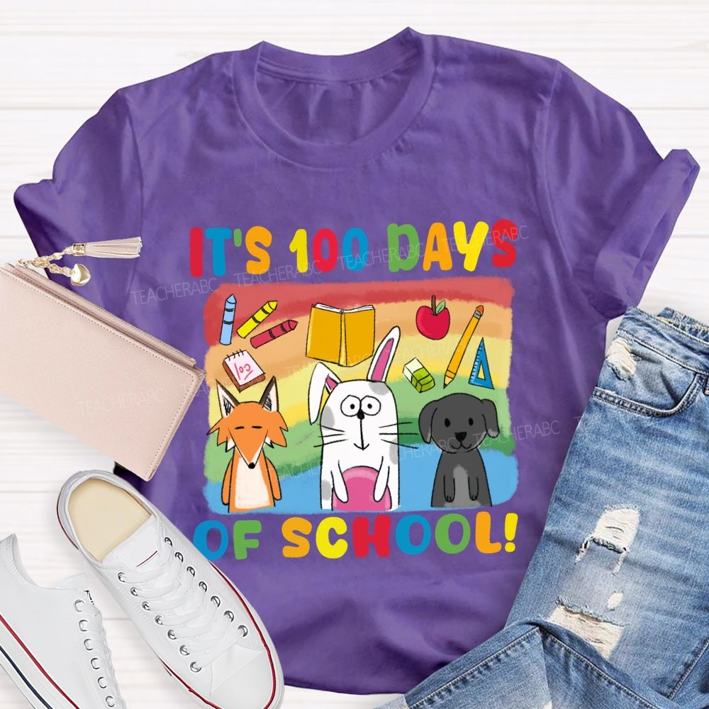 It'S 100 Days Of School With Friends T-Shirt