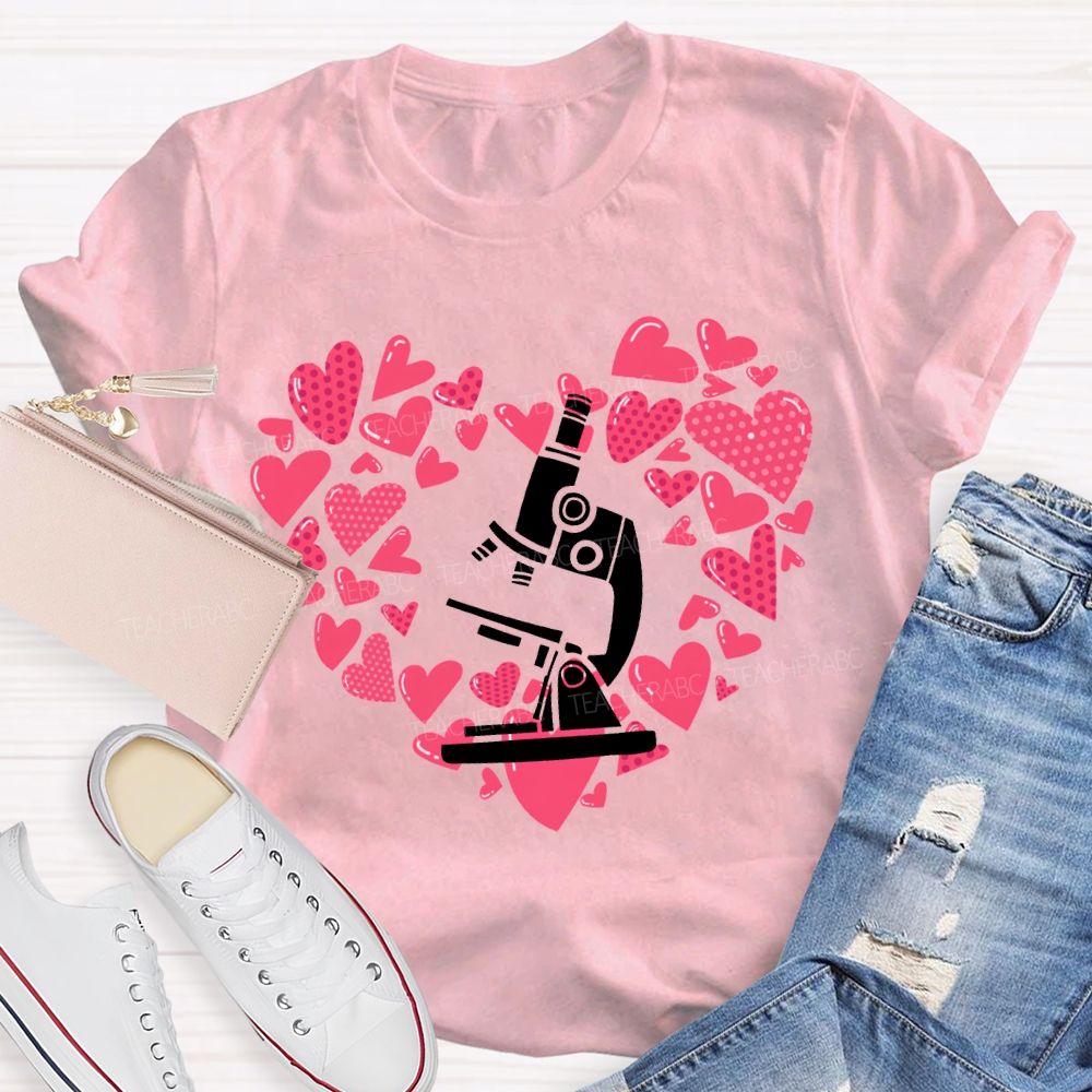 Laboratory Valentine Lab Tech Teacher Gift T-shirt