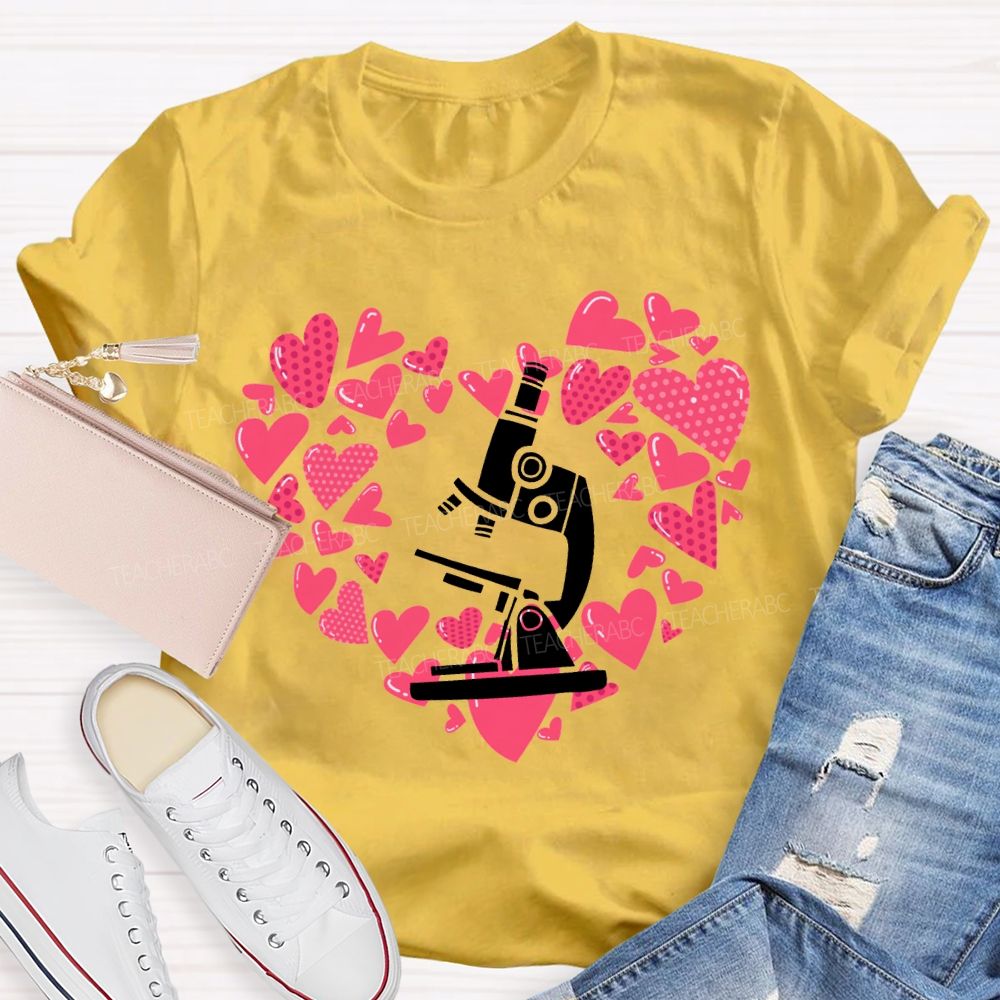 Laboratory Valentine Lab Tech Teacher Gift T-shirt
