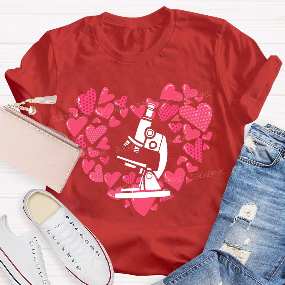 Laboratory Valentine Lab Tech Teacher Gift T-shirt