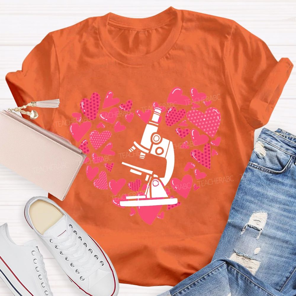 Laboratory Valentine Lab Tech Teacher Gift T-shirt