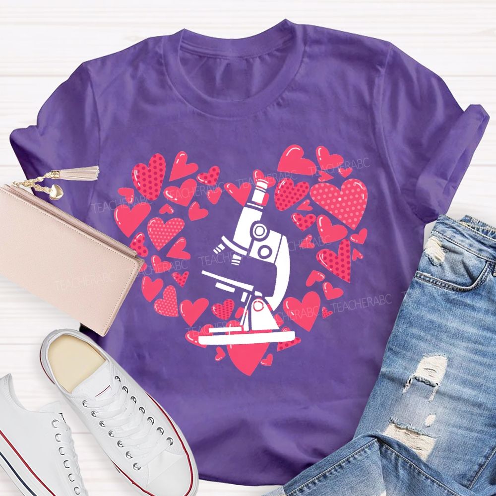 Laboratory Valentine Lab Tech Teacher Gift T-shirt