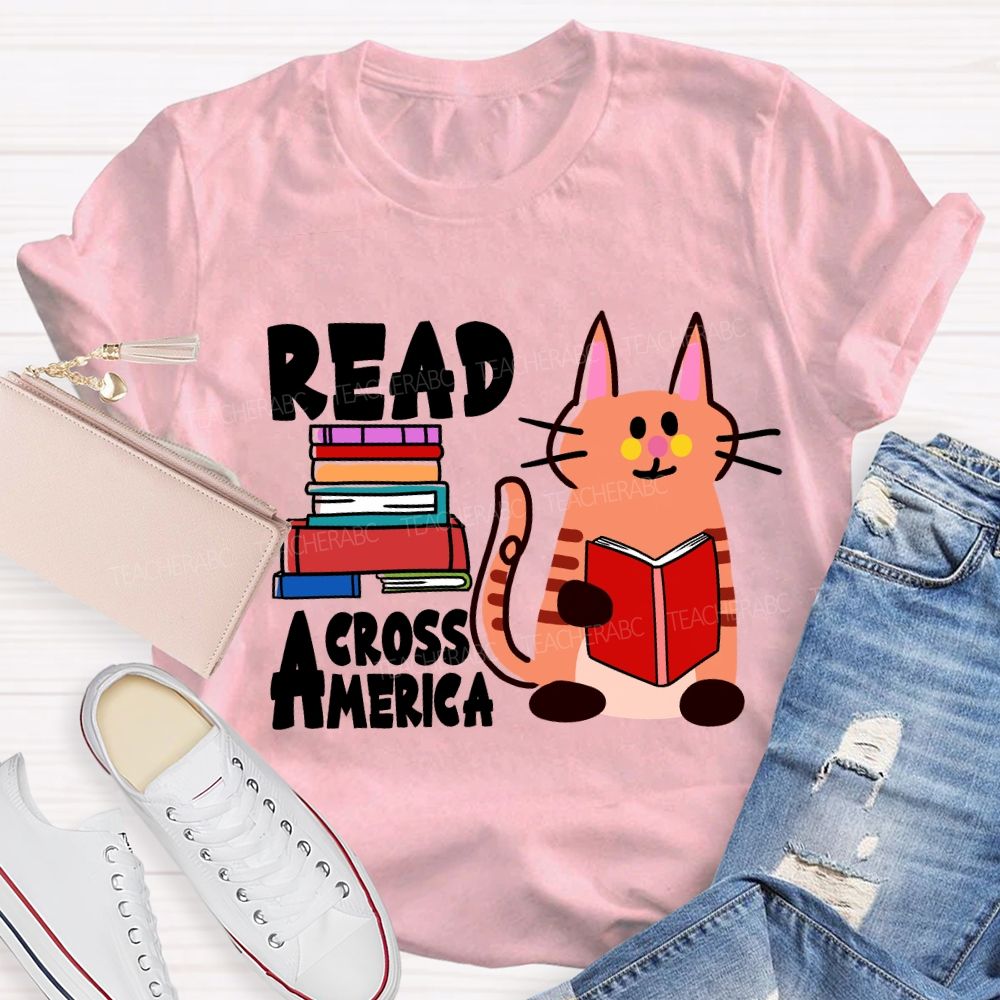 Read Across America A Kitten Who Loves Reading T-Shirt