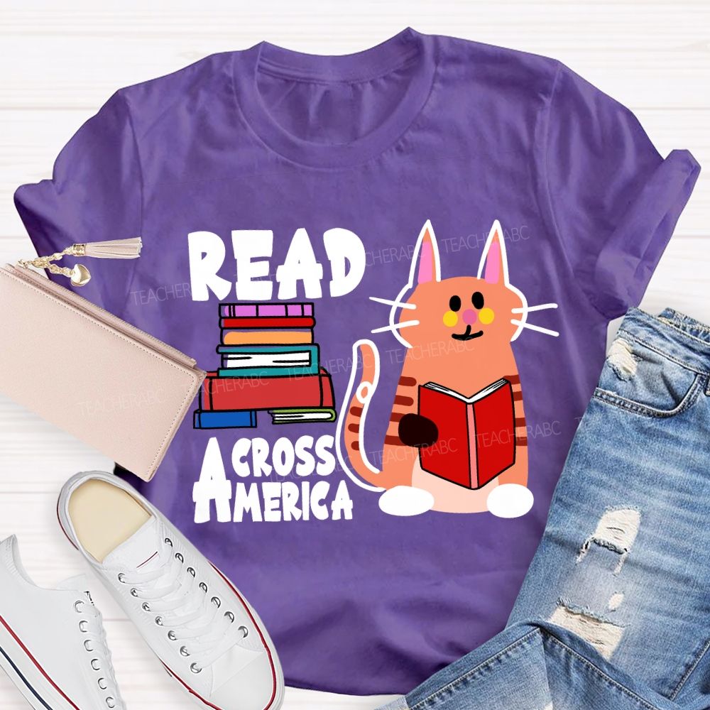 Read Across America A Kitten Who Loves Reading T-Shirt