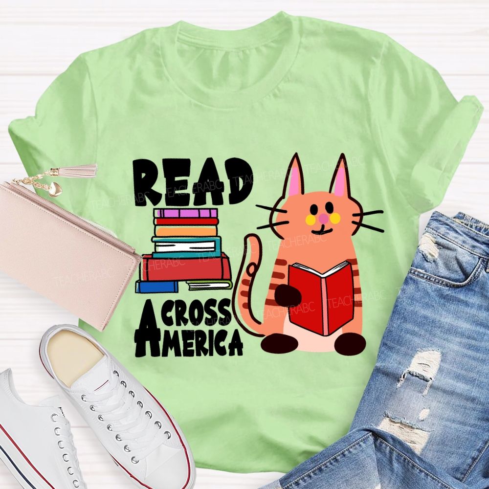 Read Across America A Kitten Who Loves Reading T-Shirt