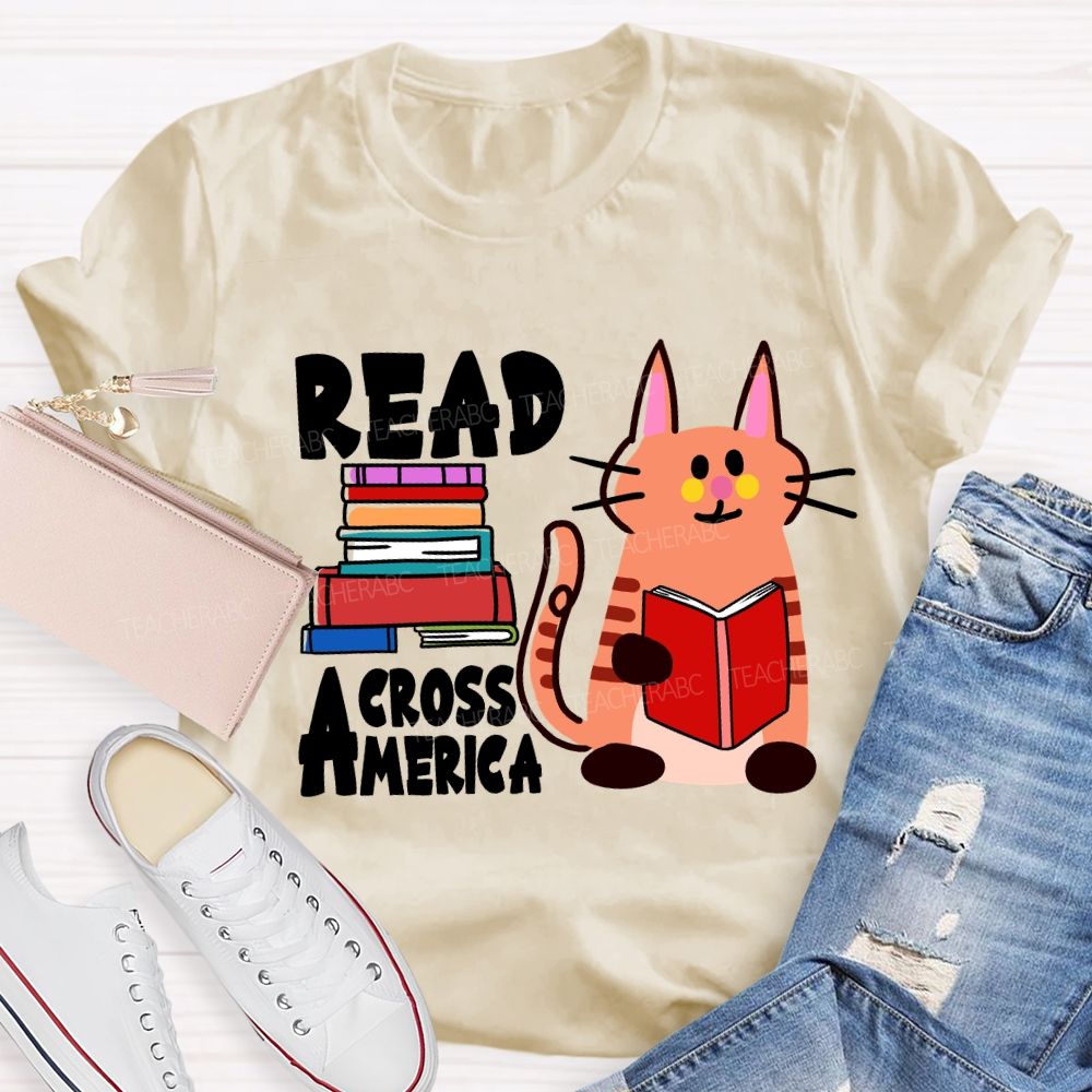 Read Across America A Kitten Who Loves Reading T-Shirt