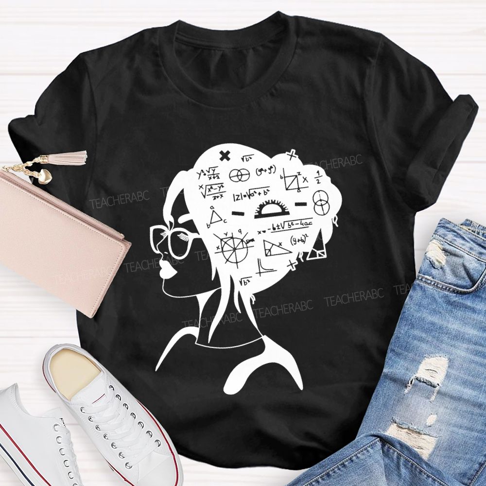 A Math Teacher Who Brainstorms T-shirt