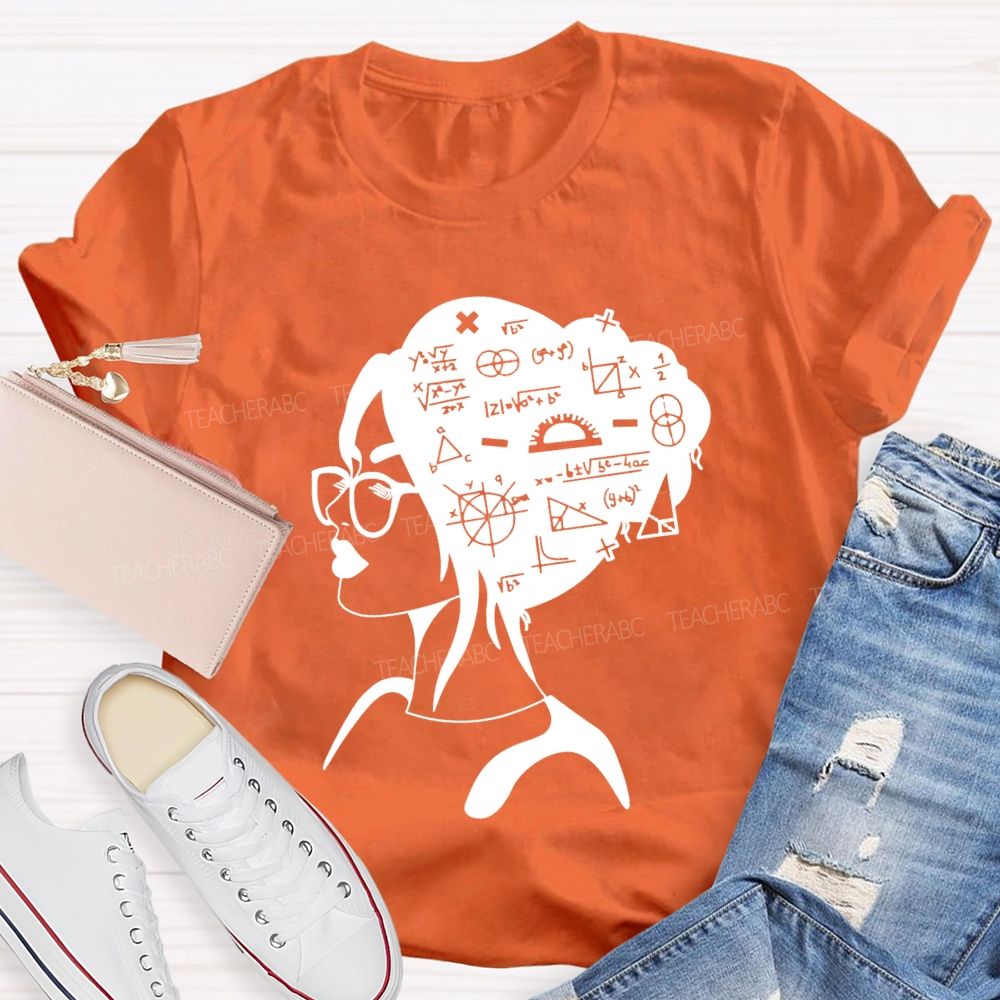 A Math Teacher Who Brainstorms T-shirt