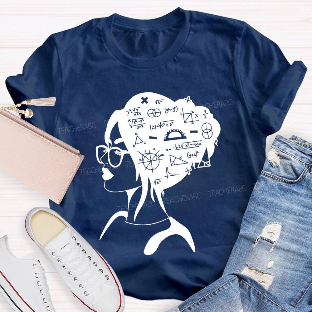 A Math Teacher Who Brainstorms T-shirt