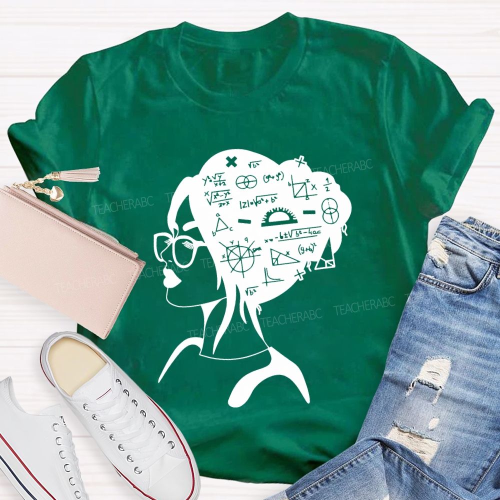 A Math Teacher Who Brainstorms T-shirt
