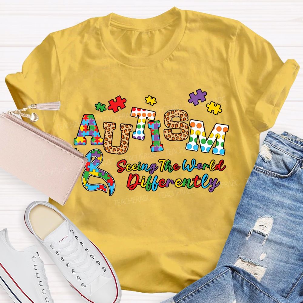 Autism Seeing The World Differently T-shirt