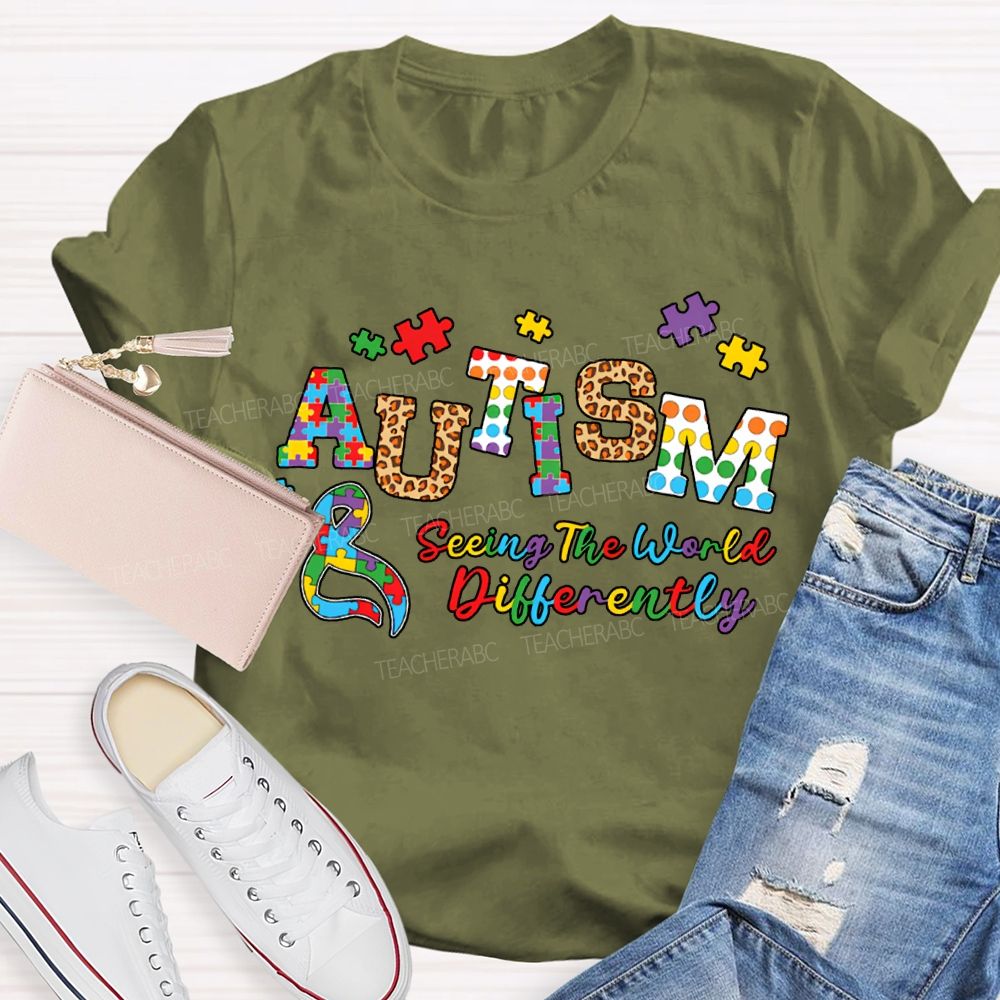 Autism Seeing The World Differently T-shirt