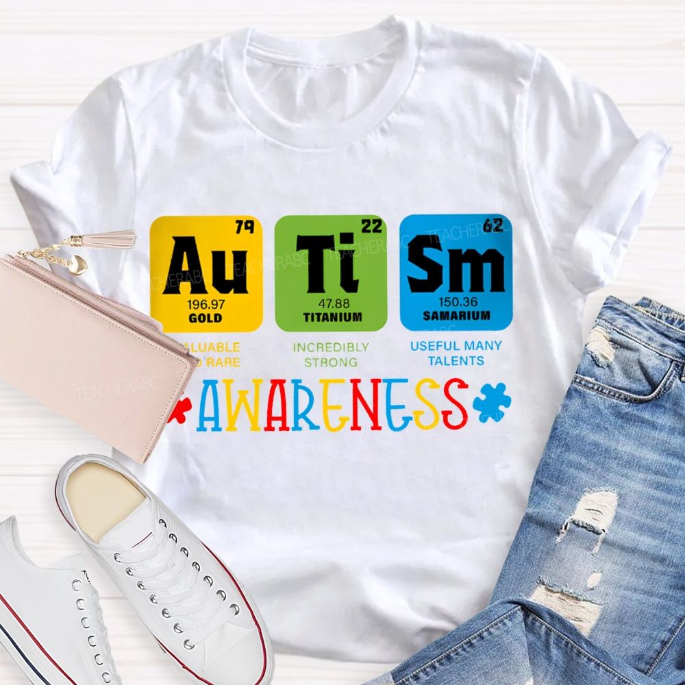 Autism Awareness Incredibly Strong Useful Many Talents T-shirt