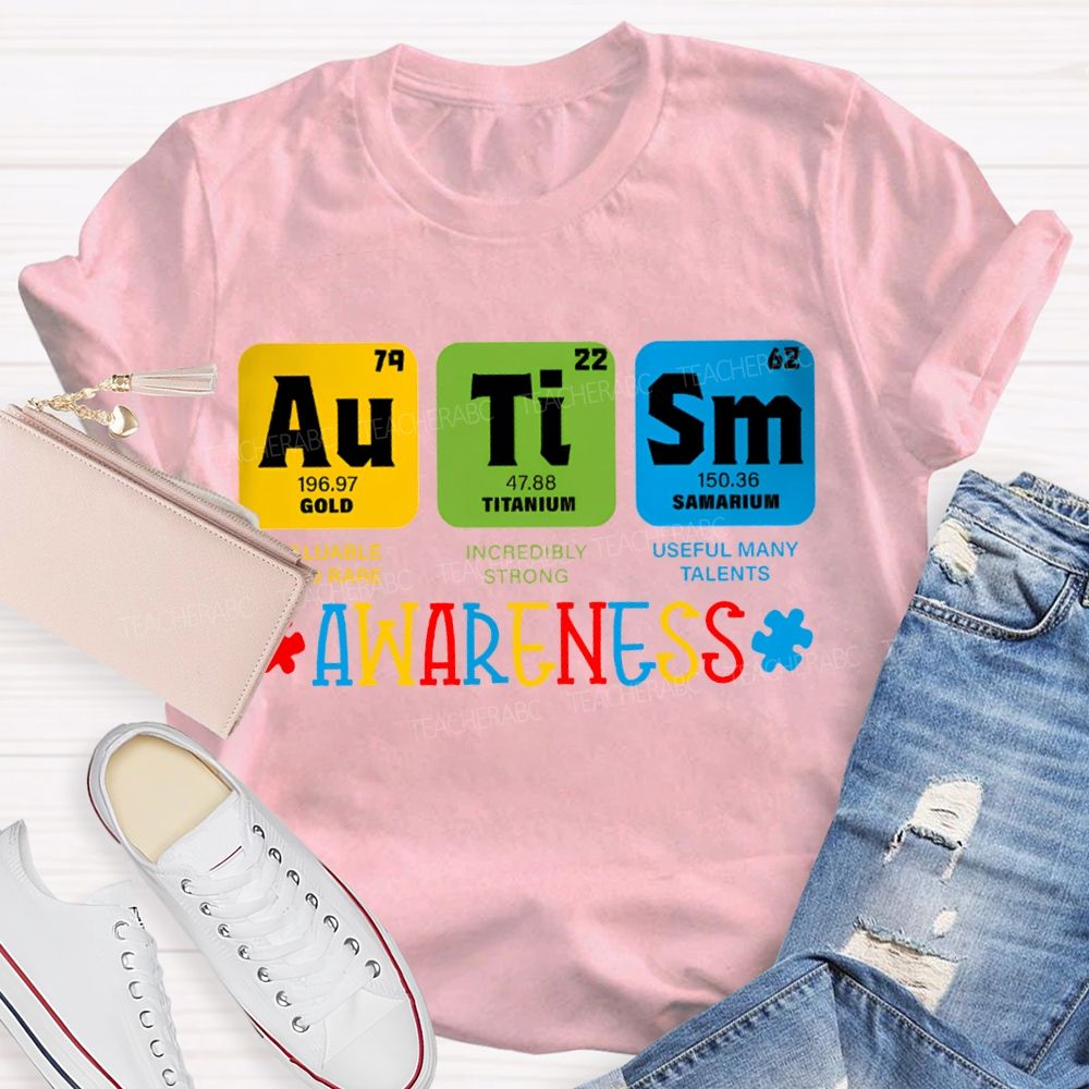 Autism Awareness Incredibly Strong Useful Many Talents T-shirt