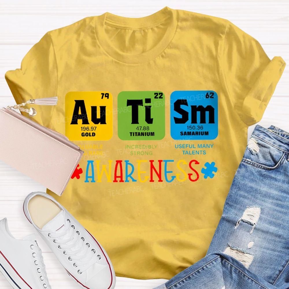 Autism Awareness Incredibly Strong Useful Many Talents T-shirt